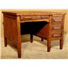 Image 1 : Wooden 4-drawer Desk.  Circa 1940s X2