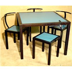 Modern Café Table and 4 chairs