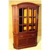 Image 1 : Colonial Style Cherry Stained China Cabinet