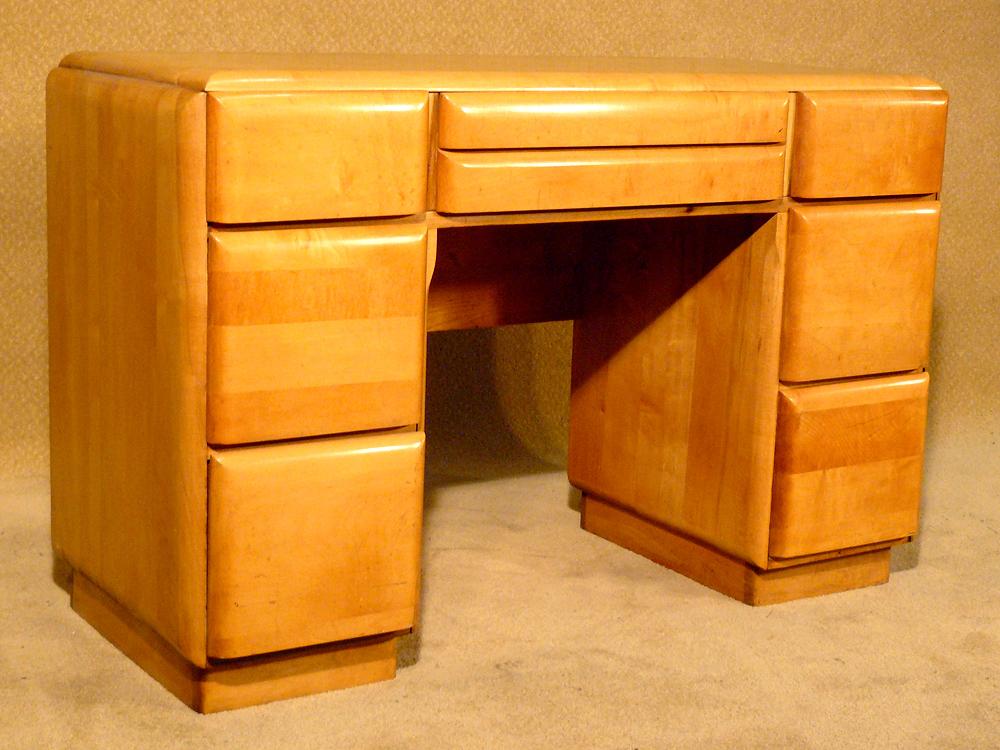 Vintage 1950's Heywood Wakefield Blond Desk