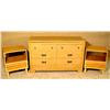 Image 1 : Dresser with Two Nightstands