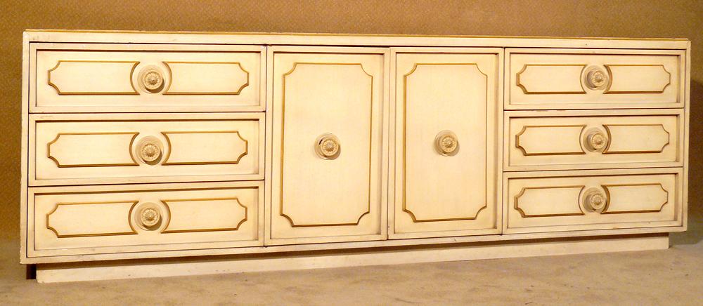 Large 1960 S Cream Colored Dresser