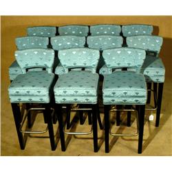 Las Vegas Style Barstool  with Deco Print Set of 11