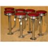 Image 1 : 1950's Soda Shop Dinner Chrome Barstools Set of 7 