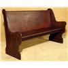 Image 1 : Rustic Country Style Wood Church Pew