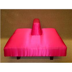 Pink Satin Center Island Pink Sofa 