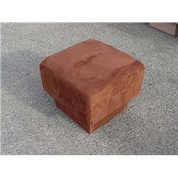 Dark Pink Ottoman Suede Velvet Foot Stool X9