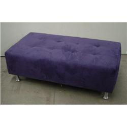 Modern Pruple Tufted Velvet with Silver Legs  