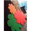 Image 1 : Flower Power Daisy Cut Form Wall Art x8
