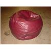 Image 1 : Small 24" Burgundy Soft Lounge Bean Bag  X10