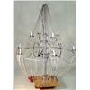 Image 1 : Large 6'  Acrylic Crystal Beads Chandelier X2
