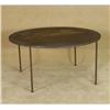 Image 1 : Custom Metal Pipe 44" Round Coffee Table X3