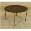 Image 1 : Custom Metal Pipe 36" Round Coffee Table X5