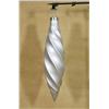 Image 1 : Christmas Large Silver Twist Oversize Tree Ornament X12