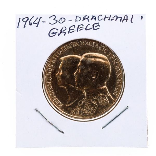 1964 Greece 30 Drachmai