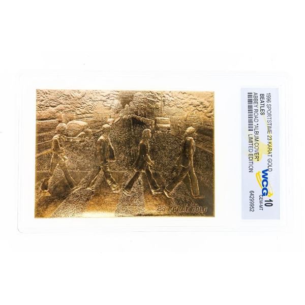 WCG 1996 SPORTSTIME 23 KARAT GOLD "BEATLES" Abbey