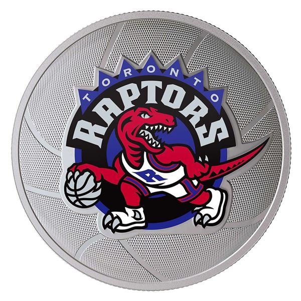 Toronto Raptors - Mint issue $25. Coin .9999 Fine Silver