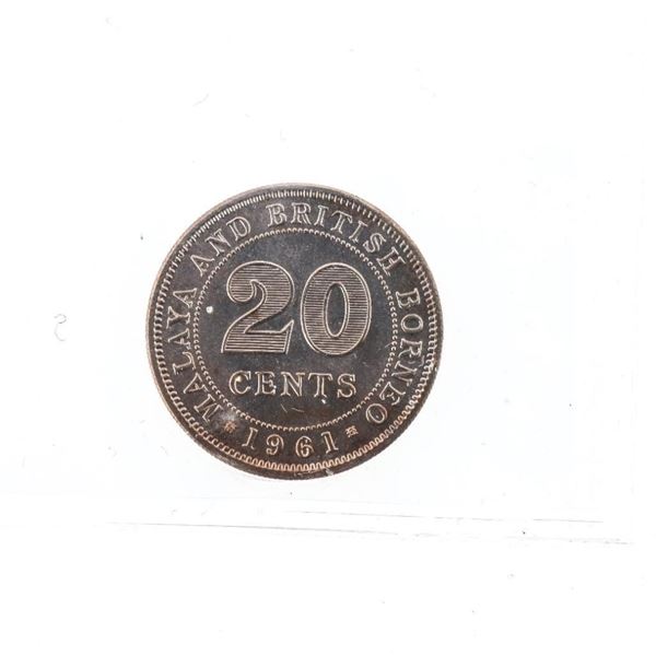 MLY 1961 20C MS65 British Borneo KM#3