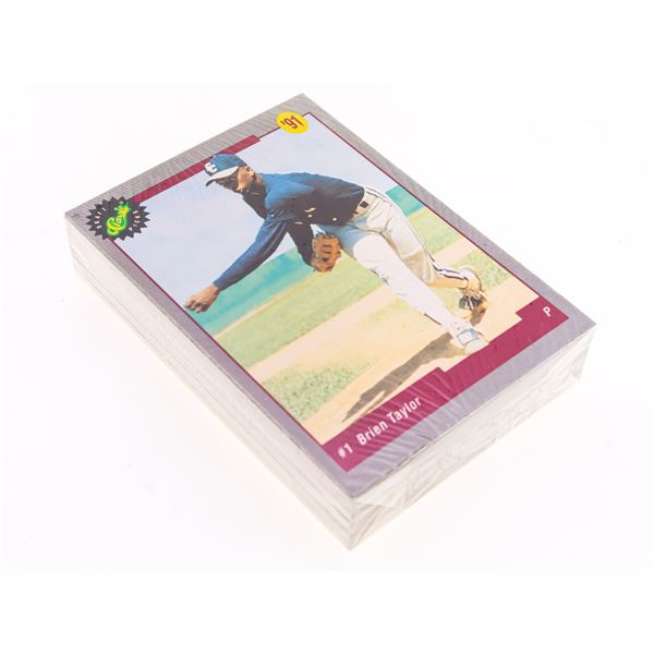 1991 Baseball Draft Picks w/ Bonus Card w/ COA