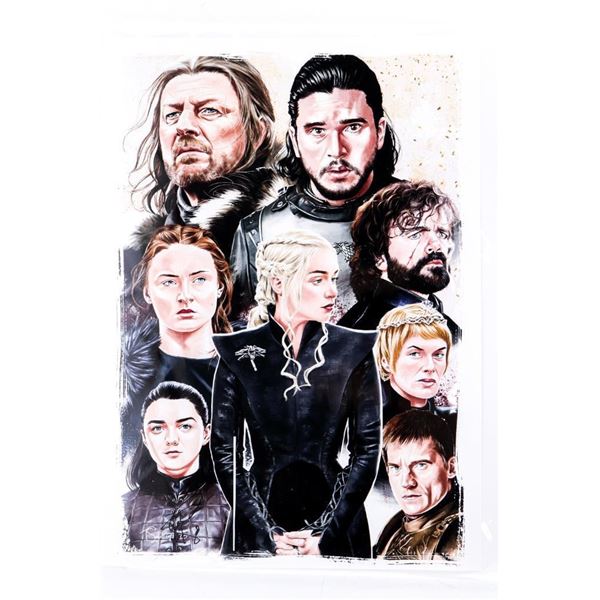 Game of Thrones 13x19 Signed Lithograph by Tony Sa