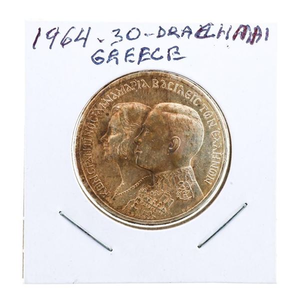 1964 Greece 30 Drachmai