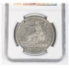 Image 2 : 1875 AMERICAN SILVER TRADE DOLLAR NGC GRADED COIN
