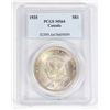 Image 3 : 1935 CANADIAN SILVER DOLLAR GRADED PCGS MS64