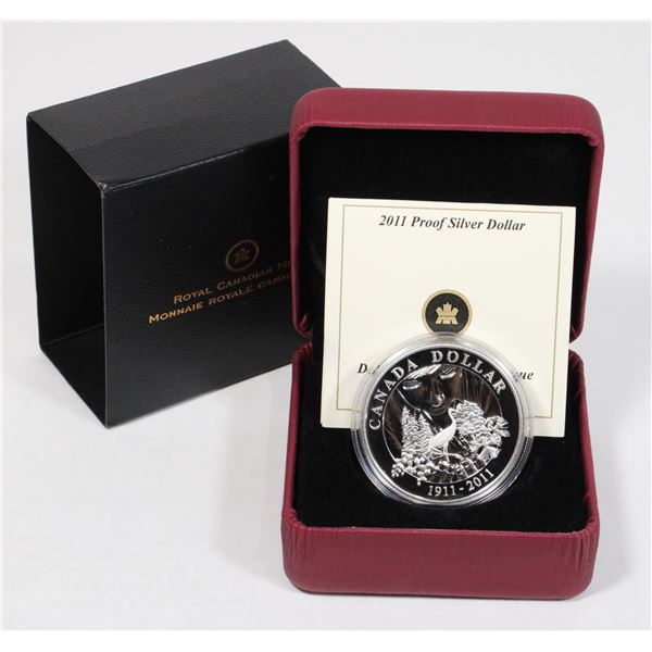 2011 PROOF SILVER DOLLAR ROYAL CANADIAN MINT