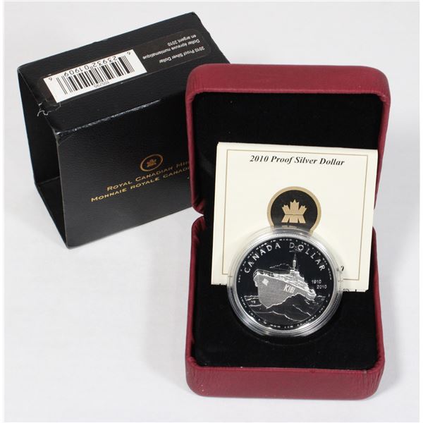 2010 PROOF SILVER DOLLAR ROYAL CANADIAN MINT
