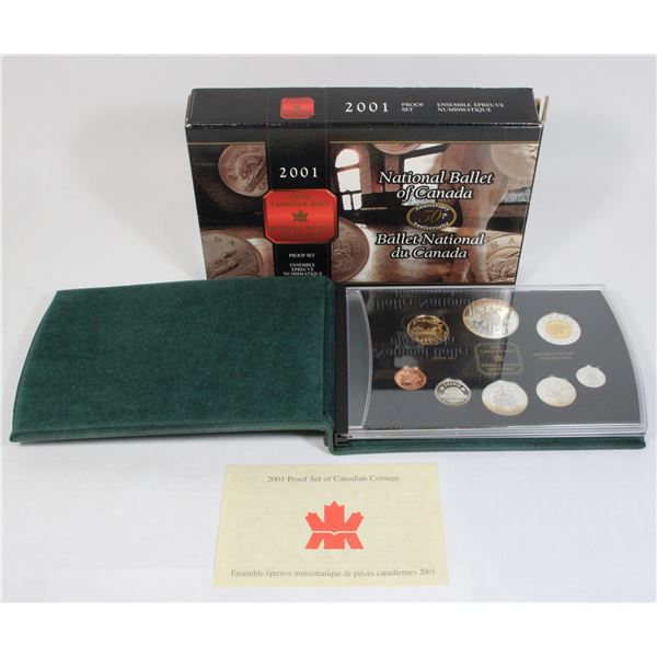 2001 NATIONAL BALLET OF CANADA  PROOF SET SILVER