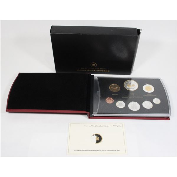 2011 ROYAL CANADIAN MINT SILVER PROOF SET