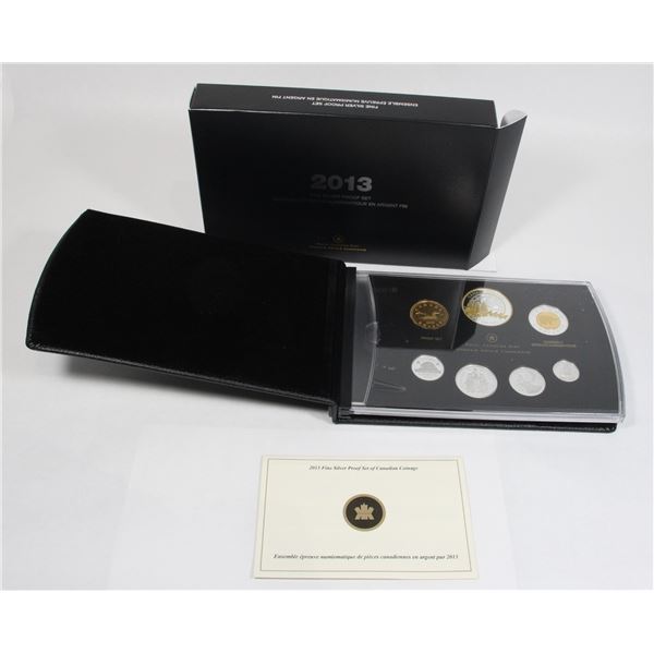 2013 CANADA FINE SILVER DOLLAR PROOF SET