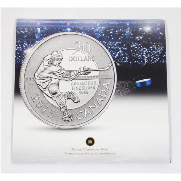 2013 1/4 OZ SILVER HOCKEY #7