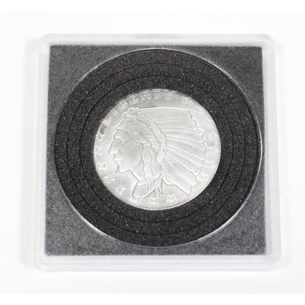1/4 OZ INCUSE INDIAN SILVER ROUND