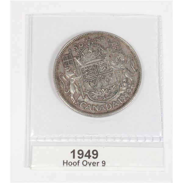 1949 CANADA SILVER HALF DOLLAR