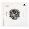 Image 1 : 1965 CANADA SILVER .25 CENT PROOF LIKE