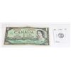 Image 1 : 1967 CANADA 10 CENT WITH 1967 DOLLAR BILL