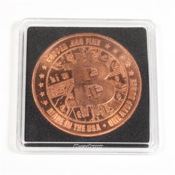 1 OZ BITCOIN COPPER ROUND
