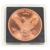 Image 2 : 1 OZ CANADA MAPLE LEAF COPPER ROUND