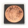 Image 1 : 1 OZ LIBERTY COPPER ROUND
