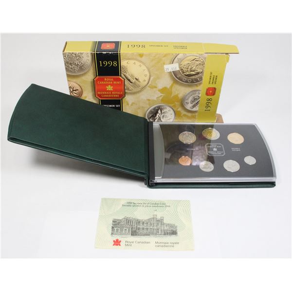 1998 ROYAL CANADIAN MINT SPECIMEN SET