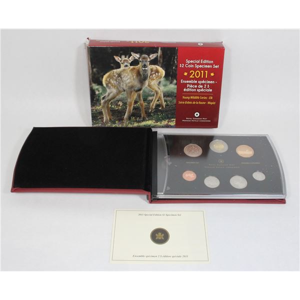 2011 SPECIAL EDITION $2 COIN SPECIMEN SET