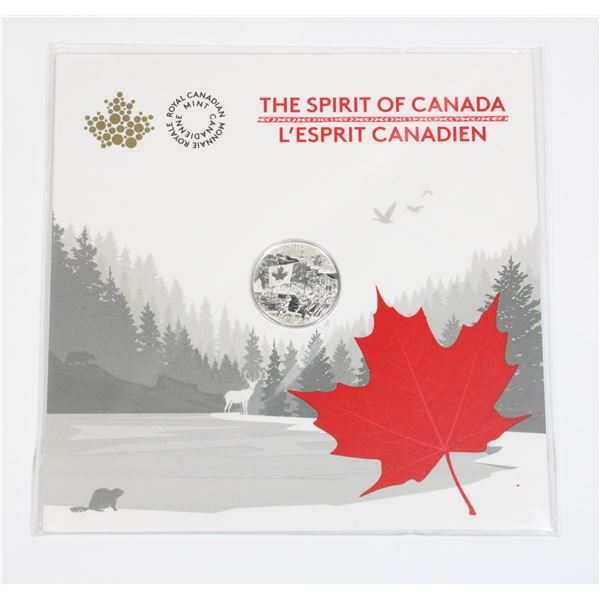 2017 $3 FINE SILVER COIN- THE SPIRIT OF CANADA