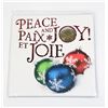 Image 1 : 2015 PEACE AND JOY- 5 COIN SET
