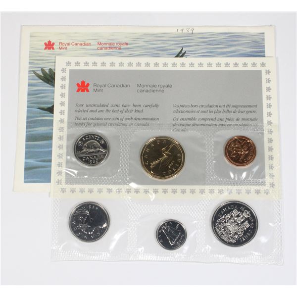 1989 ROYAL CANADIAN MINT UNCIRCULATED COINS