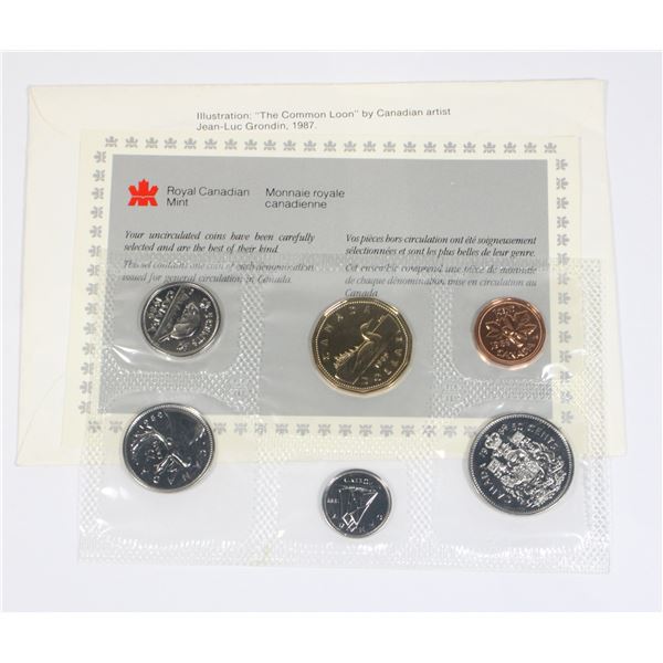 1989 ROYAL CANADIAN MINT UNCIRCULATED COINS