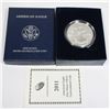 Image 1 : 2011 AMERICAN ONE OUNCE SILVER UNCIRCULATED COIN
