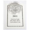 Image 2 : 2011 AMERICAN ONE OUNCE SILVER UNCIRCULATED COIN