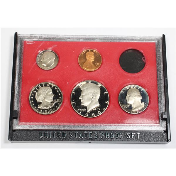 1980 UNITED STATES MINT PROOF SET