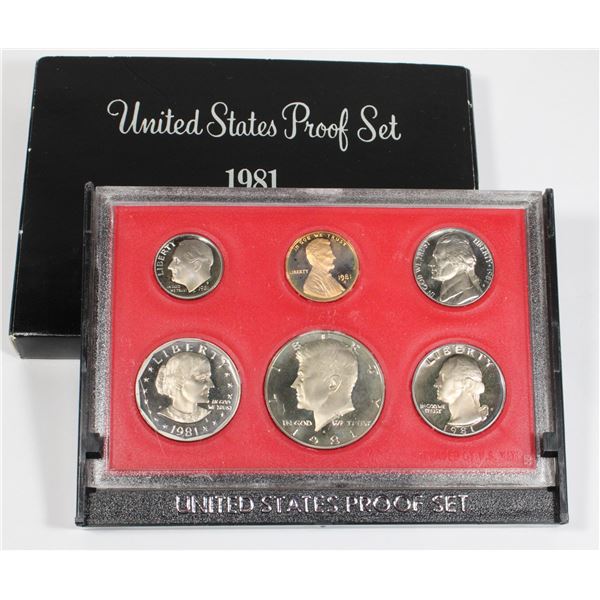 1981 UNITED STATES PROOF SET